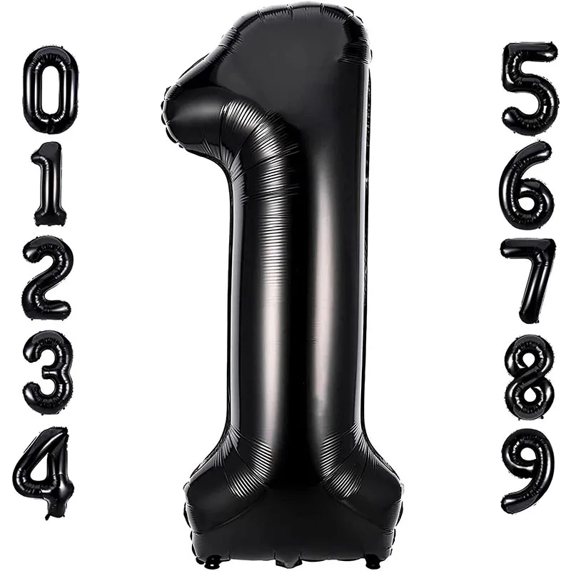 

Фольгированные шары TingBabyer, черные, 32 дюйма, набор из 2 штук