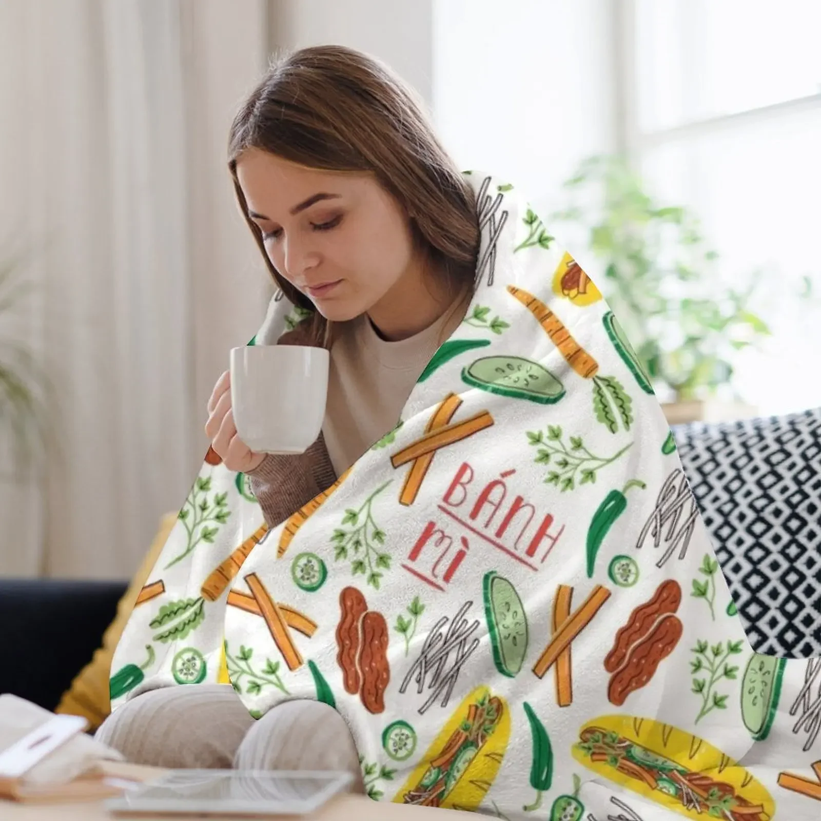 Фото Плед Banh Mi: Мягкое и уютное одеяло для домашних животных, детей и взрослых №3