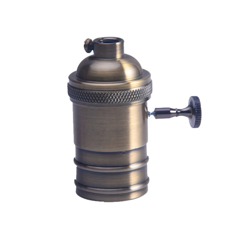 

E26 E27 стабильный Ретро Простая установка офисное освещение аксессуар медная поддержка конверсии стандартная розетка держатель лампы античный дом