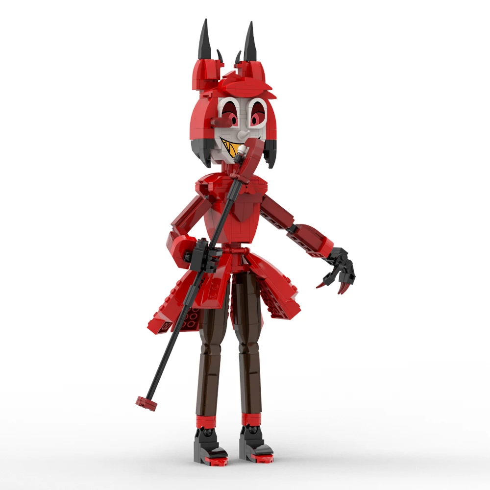 Фигурка Аластора из аниме Hazbined Hotel ангел пыль строительные блоки набор моделей MOC