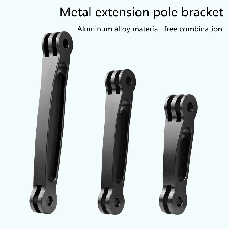 

Black CNC Aluminum Extension Mount Arm For Gopro Max Hero 8 YI SJcam EKEN Sports Cameras Photo Shooting Connect Bracket Adapter