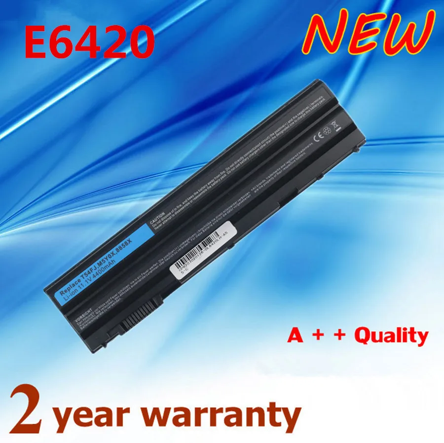 E6420 Аккумулятор для ноутбука Dell 0T54FJ 0X57F1 312-1163 312-1242 312-1311 451-11694 8858X 8P3YX 911MD F33MF FRR0G HCJWT