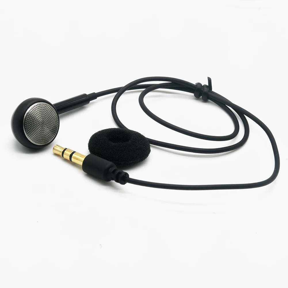

3.5mm Mono in Ear Music Headphone Riding Walkie Talkie Single Sided Earphone Kit Earphone Device Accessories