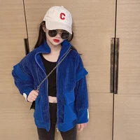 girls babys kids coat jacket outwear tops 2022 casual spring autumn cotton christmas gift outfits school childrens clothing