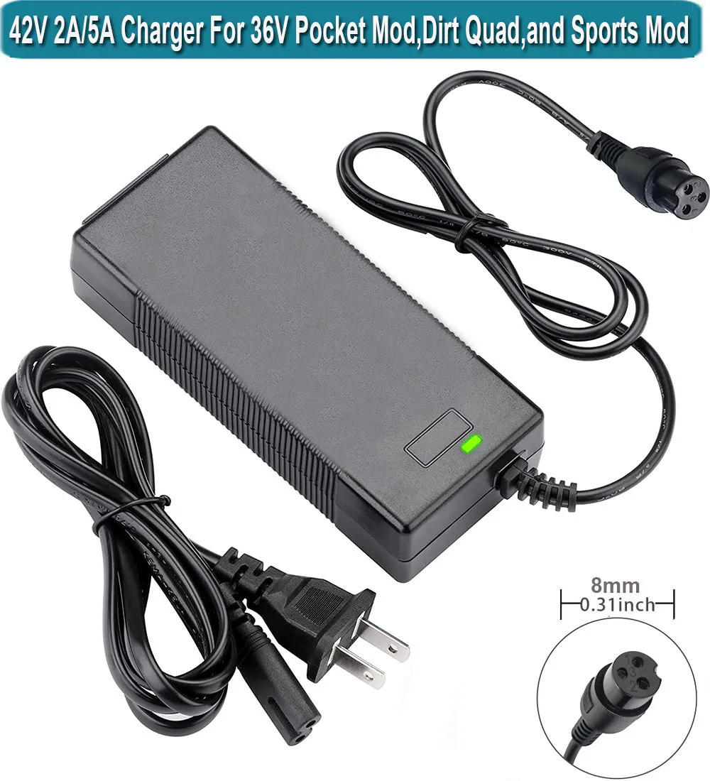 Supply Charger For 36v Electric Balance Scooter Hover 1 Hoverboard 2 Wheels Razor Replacement 3 Prong