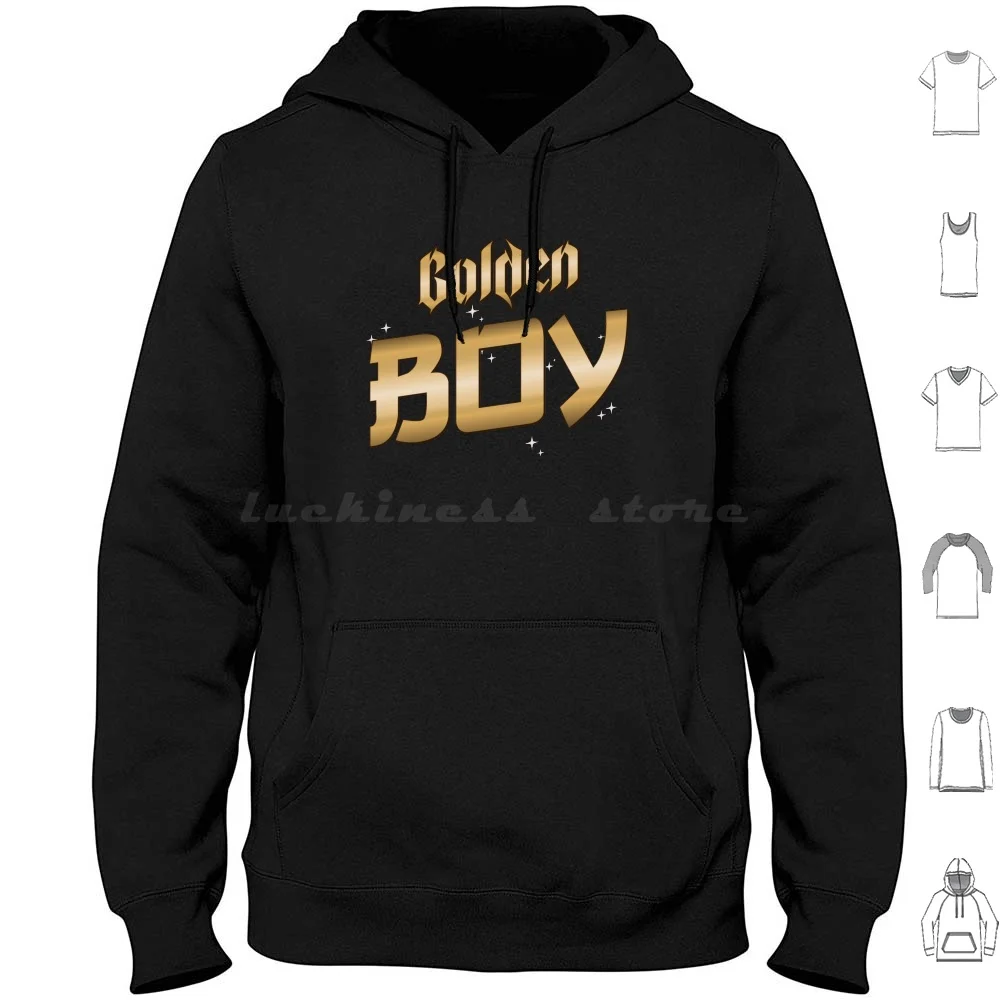 

Golden Boy Hoodies Long Sleeve Golden Boy Fashion Vintage Simple Pretty Feminine Male Fancy Chic Classic Adorable Cute