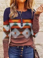 lace aztec geometric button blouse y2k clothes ropa mujer corset top tops women top mujer vetement femme summer clothes