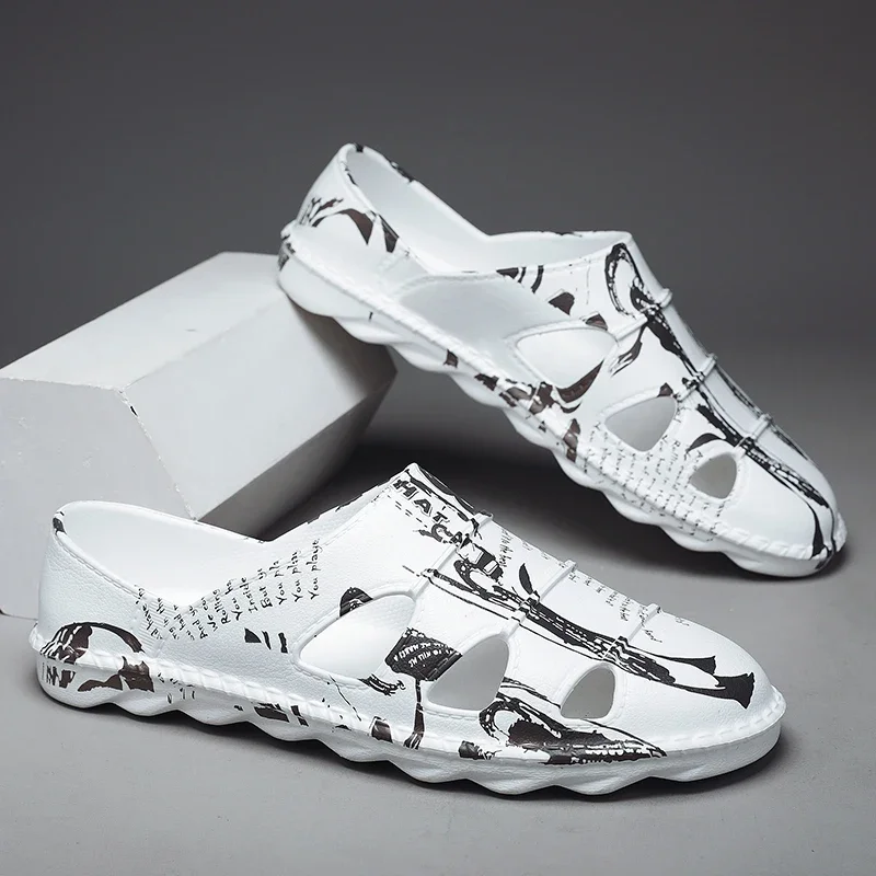 Сандалии мужские легкие обувь для сада и пляжа дышащая подошва из ЭВА клоги улицы