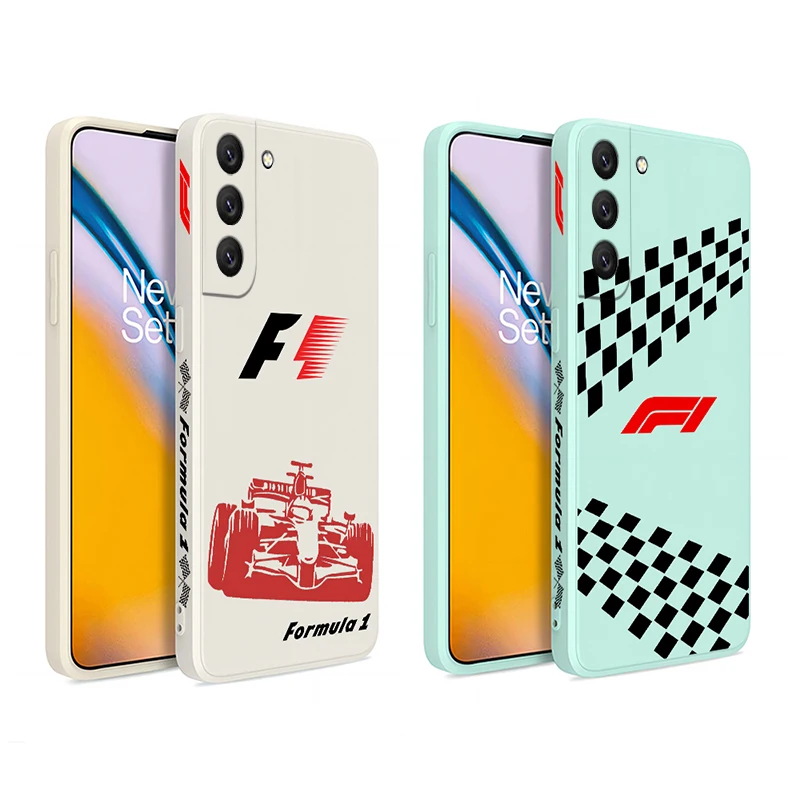

Formula 1 F1 Phone Case For Samsung Galaxy S23 S22 S21 S20 Ultra Plus FE S10 S9 Note 20 10 Plus Silicone Cover