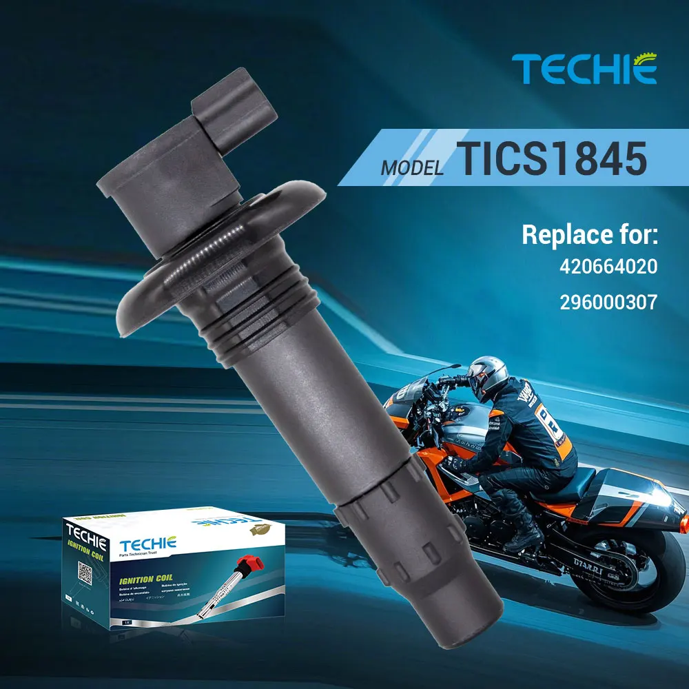 

1 шт. катушка зажигания мотоцикла TICS1845 замена для 420664020 296000307 подходит для Seadoo RXT RXP GTX GTR 215 255 260
