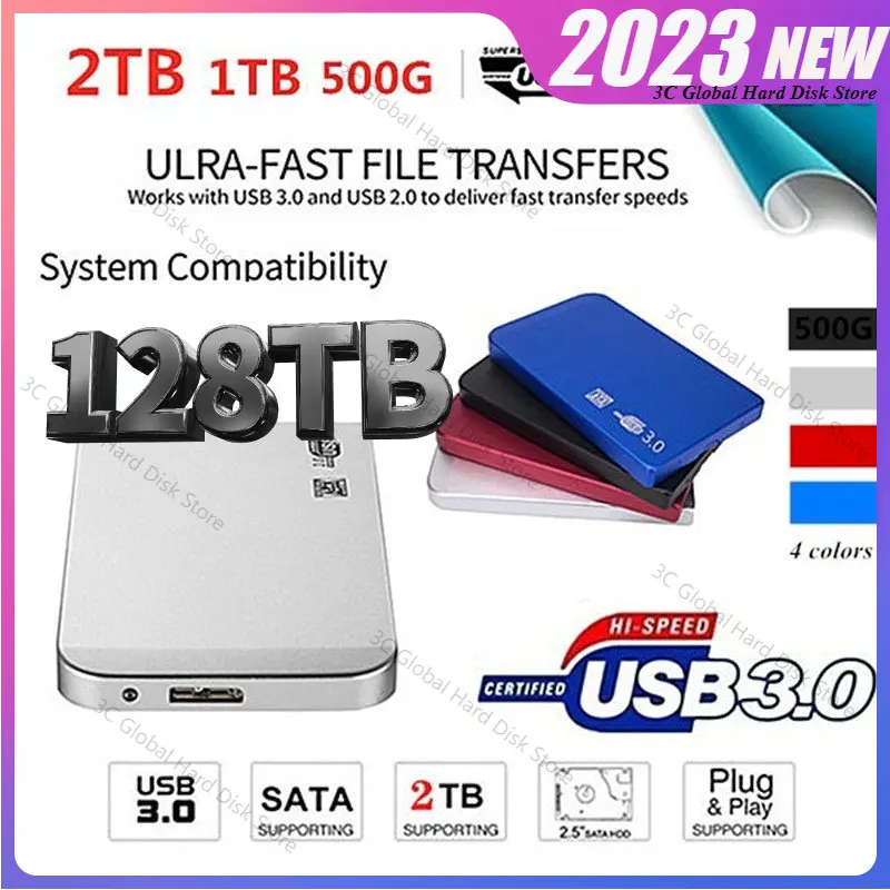 Original HDD 16TB  Portable External Solid State Hard Drive USB3.0 Interface SSD Mobile Hard Drive For Laptop/mac hd 1tb pra pc