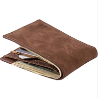 hot sale men wallet high quality fashion mini mens luxury business wallet card holder man purse coin bag zipper wallet for men