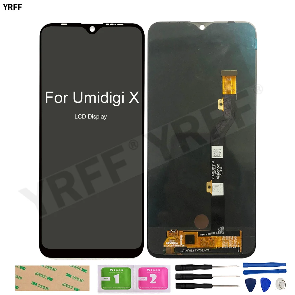 TFT/OLED для Umi UMIDIGI X ЖК-дисплей сенсорный экран дигитайзер UMI телефон ЖК-экран s