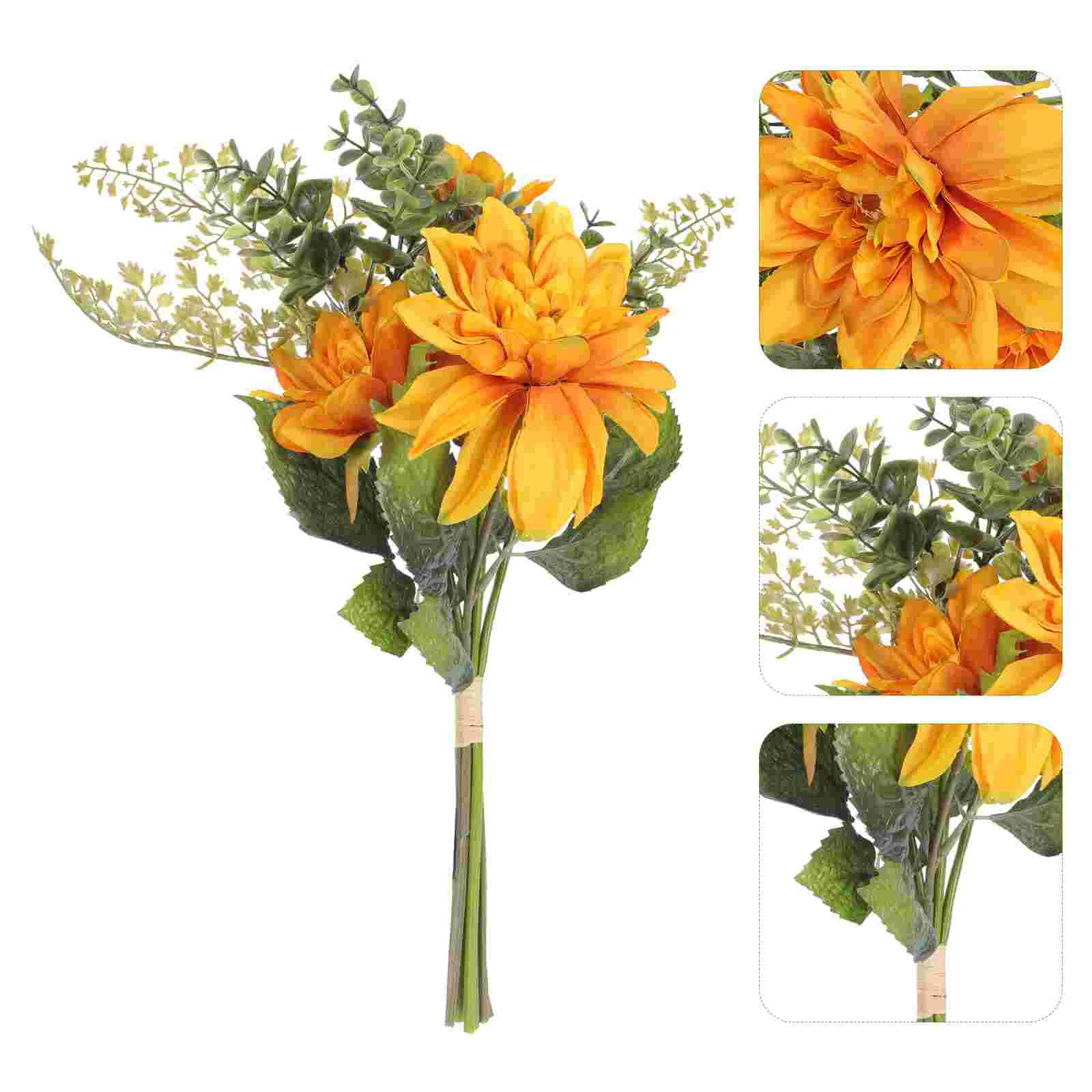 

Flower Artificial Floral Arrangements Party Bouquet Holiday Ornament Decorative Fake Decor Adorn