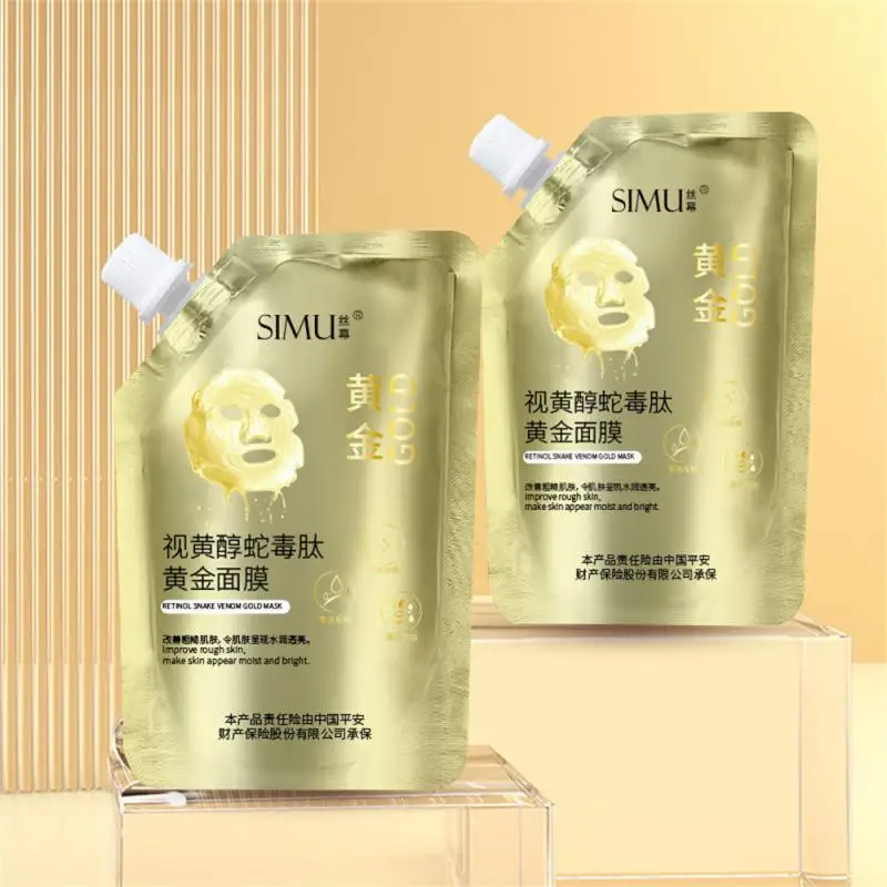 

100g Tearing Mask Gold Peel-off Masks Remove Blackhead Acne Whitening Anti-Wrinkle Lifting Oil-Control Shrink Pores Face Care