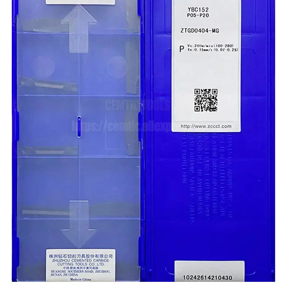 

ZCC токарные разделительные вставки YBC152