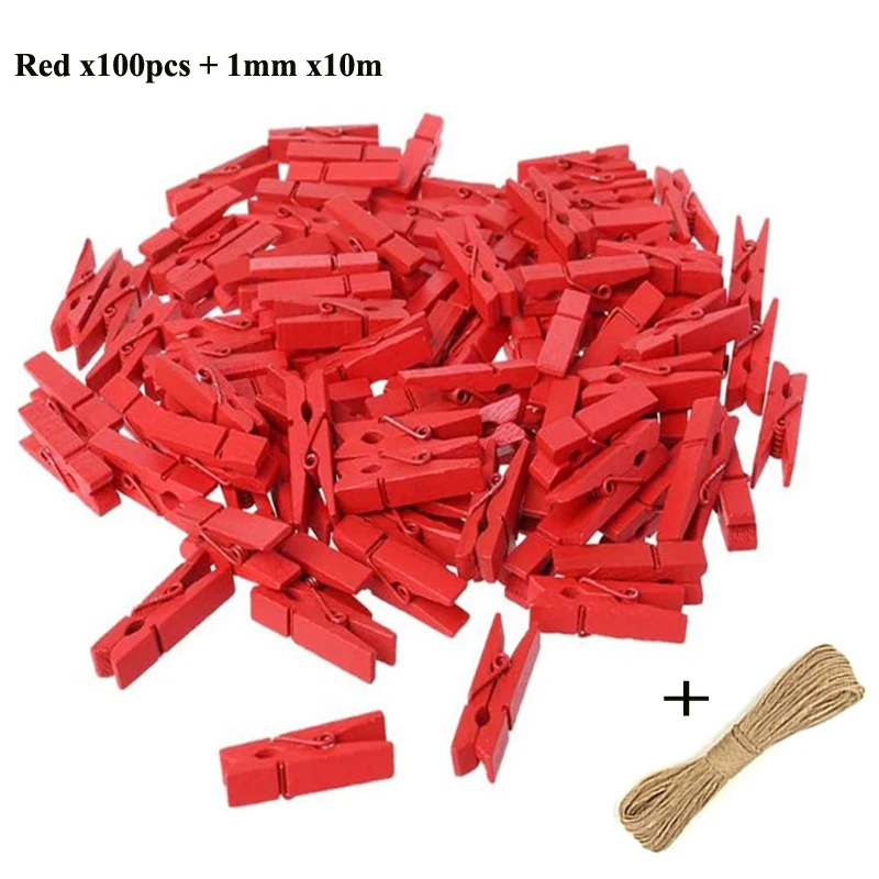 

Деревянные прищепки для белья 50/100 шт