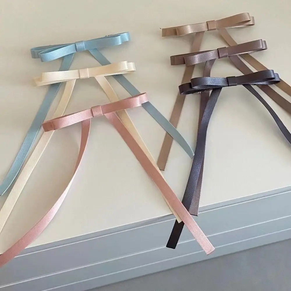 Креативный балетный зажим для волос с бантом и бахромой в Корейском стиле