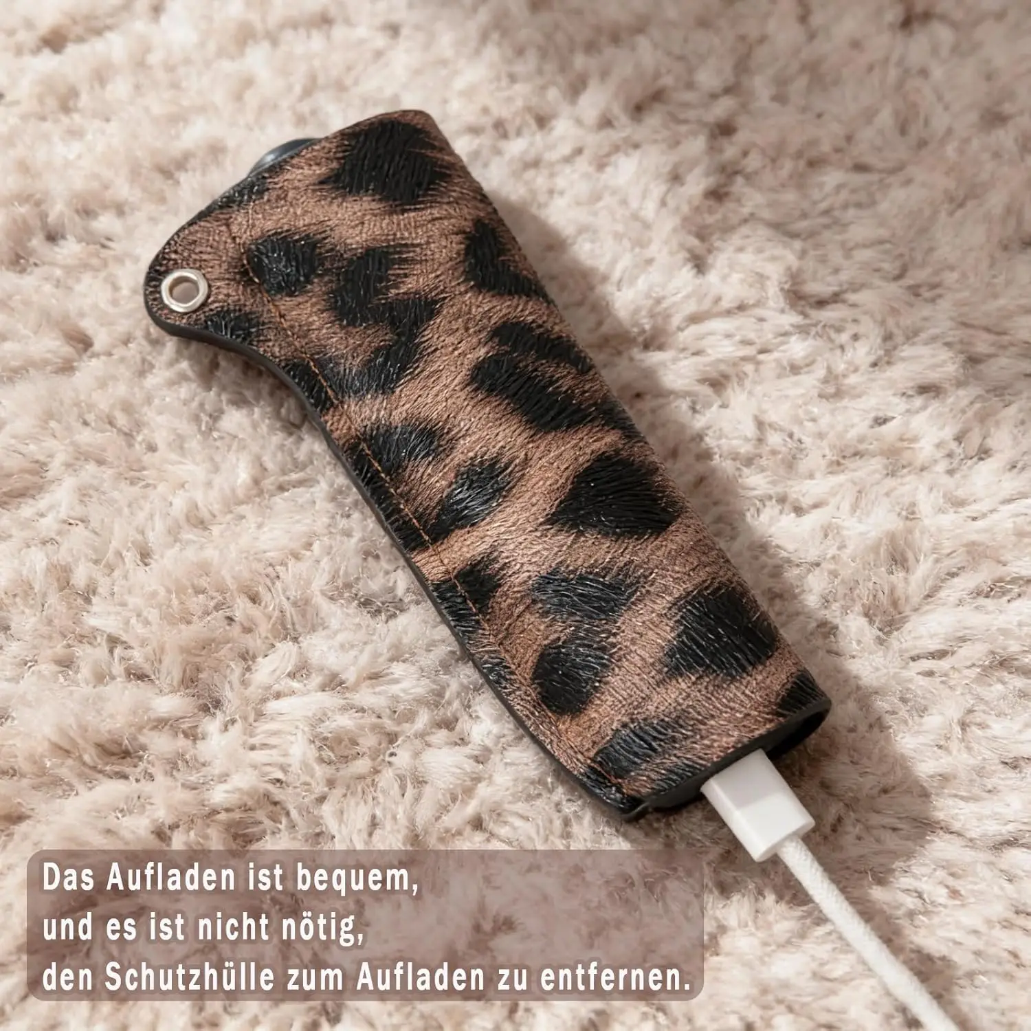 Фото Кожаный защитный чехол, совместимый с iQOS iluma i One, чехол с леопардовым принтом, набор чехлов для сигарет, чехол для Terea. №2