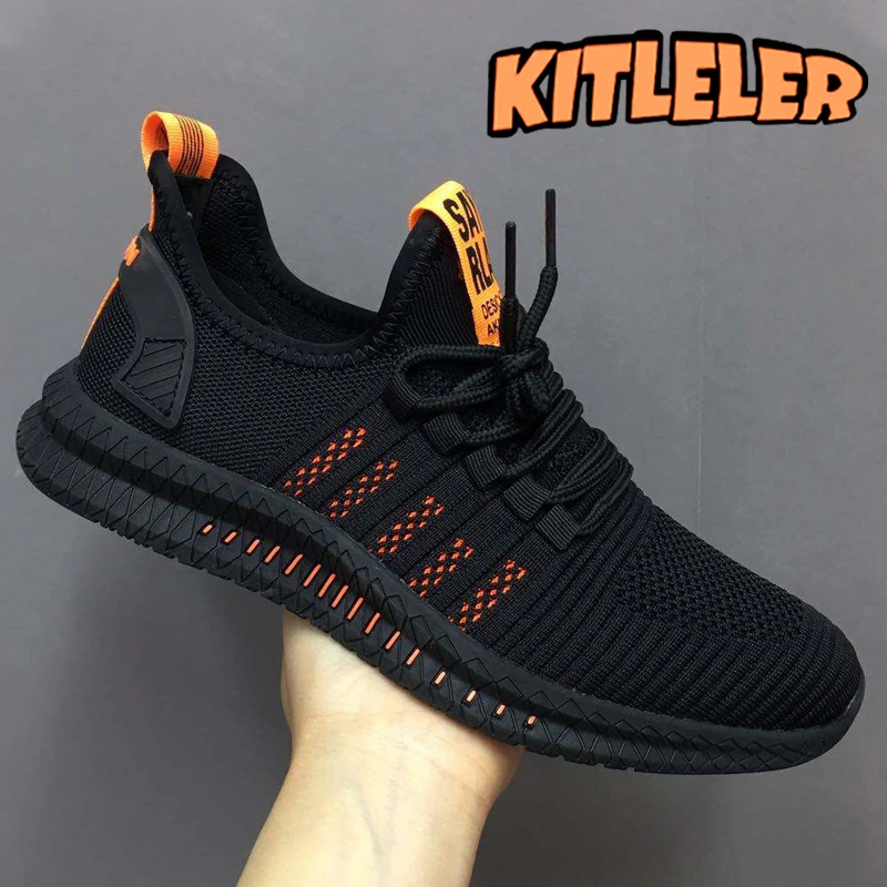 

Sneakers for Men 2022 Original Fashion Mesh Men's Casual Shoes Lace Non-slip Tennis Outdoor Running Jogging Shoes Free Shipping