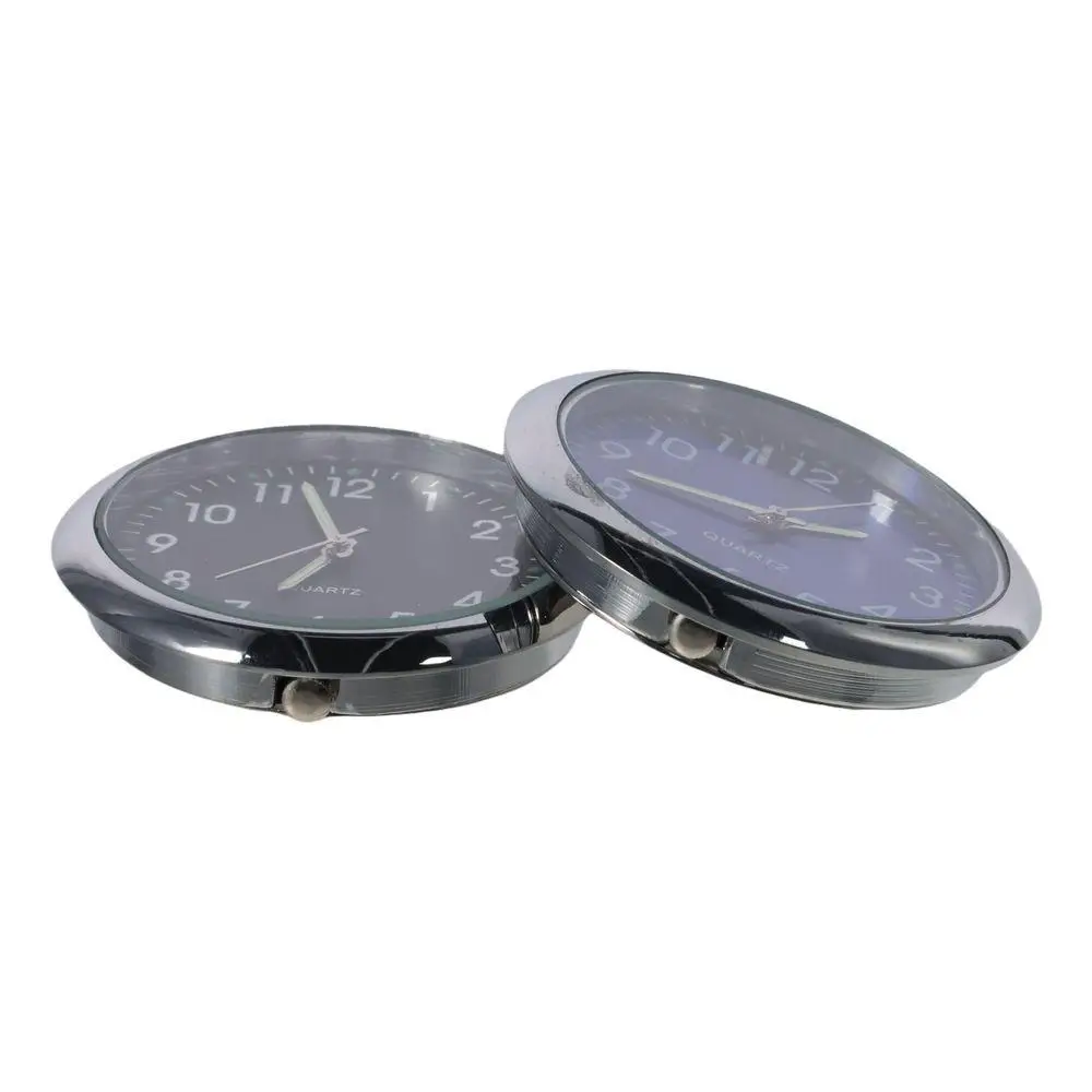 Мини-круглые часы белые черные синие для деталей приборной панели автомобиля