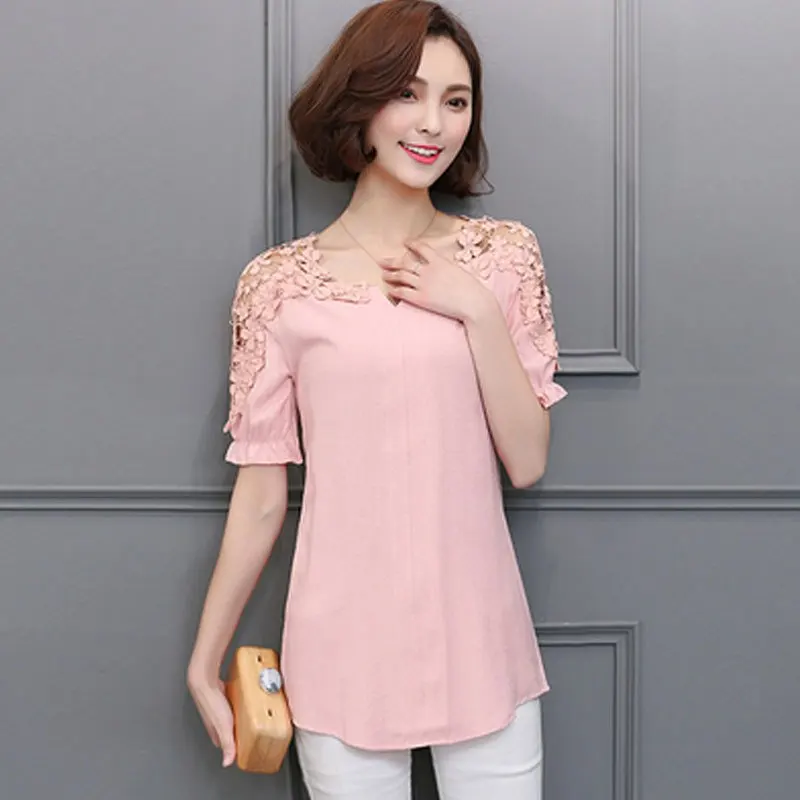 

Summer 2020 short -sleeve t shirt Women Top Black Garment