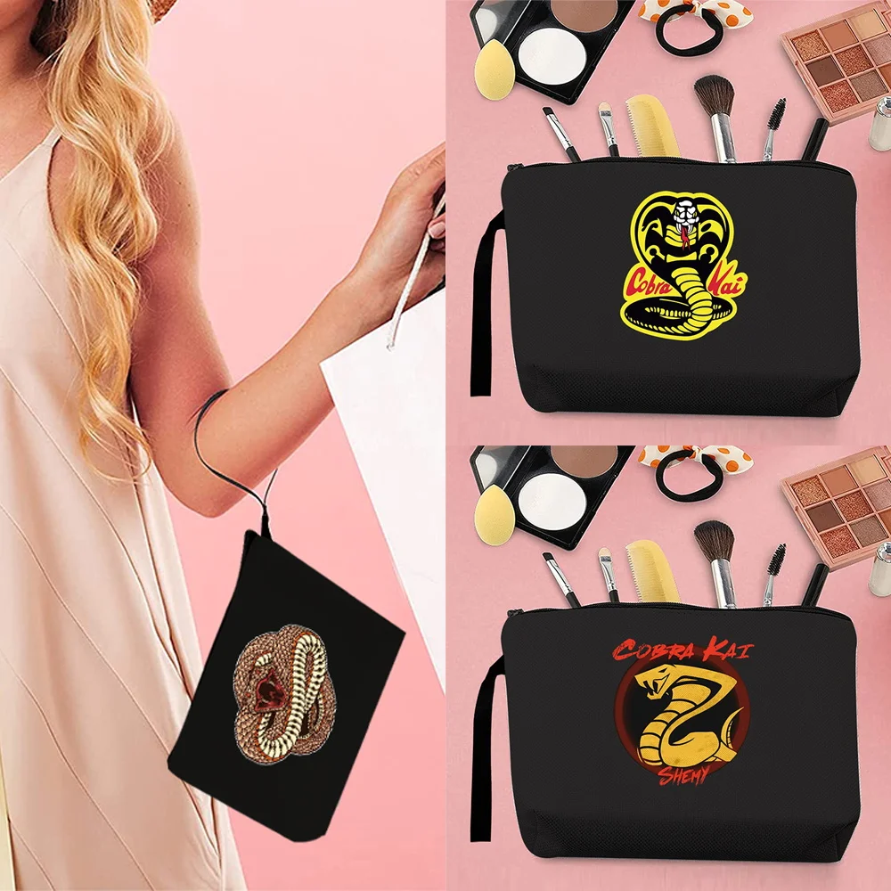 

Women Cosmetic Bag Bridesmaid Organizer Makeup Case Beauty Coin Purse Toiletries Zipper Canvas Portable Storage Clutch Bags