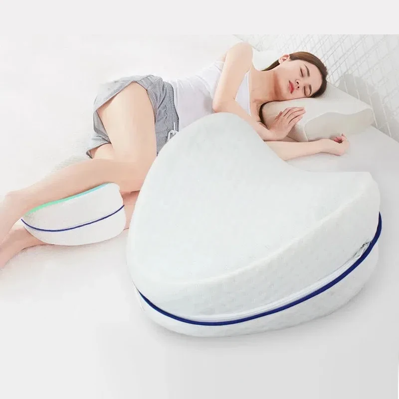 

Back Hip Body Joint Pain Relief Thigh Leg Pad Cushion Home Memory Foam Memory Cotton Leg Pillow Sleeping Orthopedic Sciatica