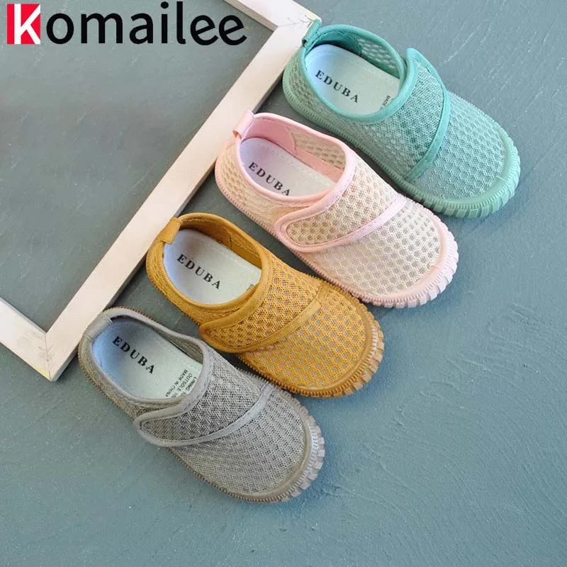 

Kids Summer Mesh Shoes Sneakers Girls Boys Sports Antislip Breathable Soft Bottom Baby Casual Flat Shoes