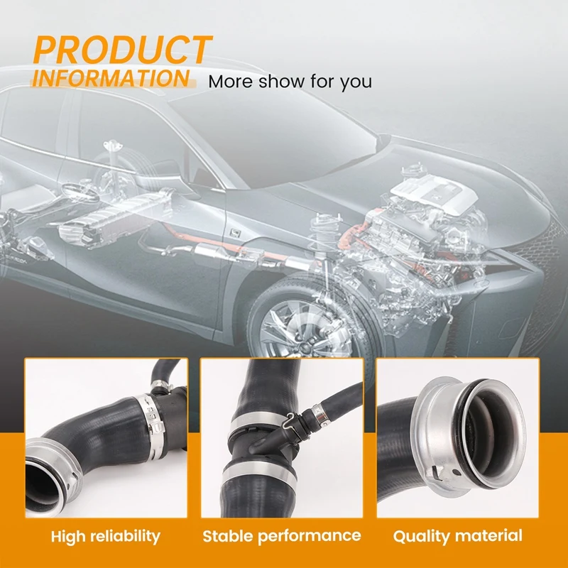 Верхний шланг охлаждающей жидкости автомобиля водяной насос охлаждающая труба