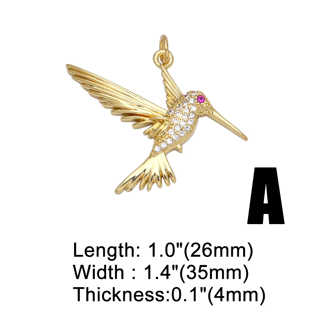 OCESRIO милые мини радужные птицы морская Лошадь Подвески для изготовления