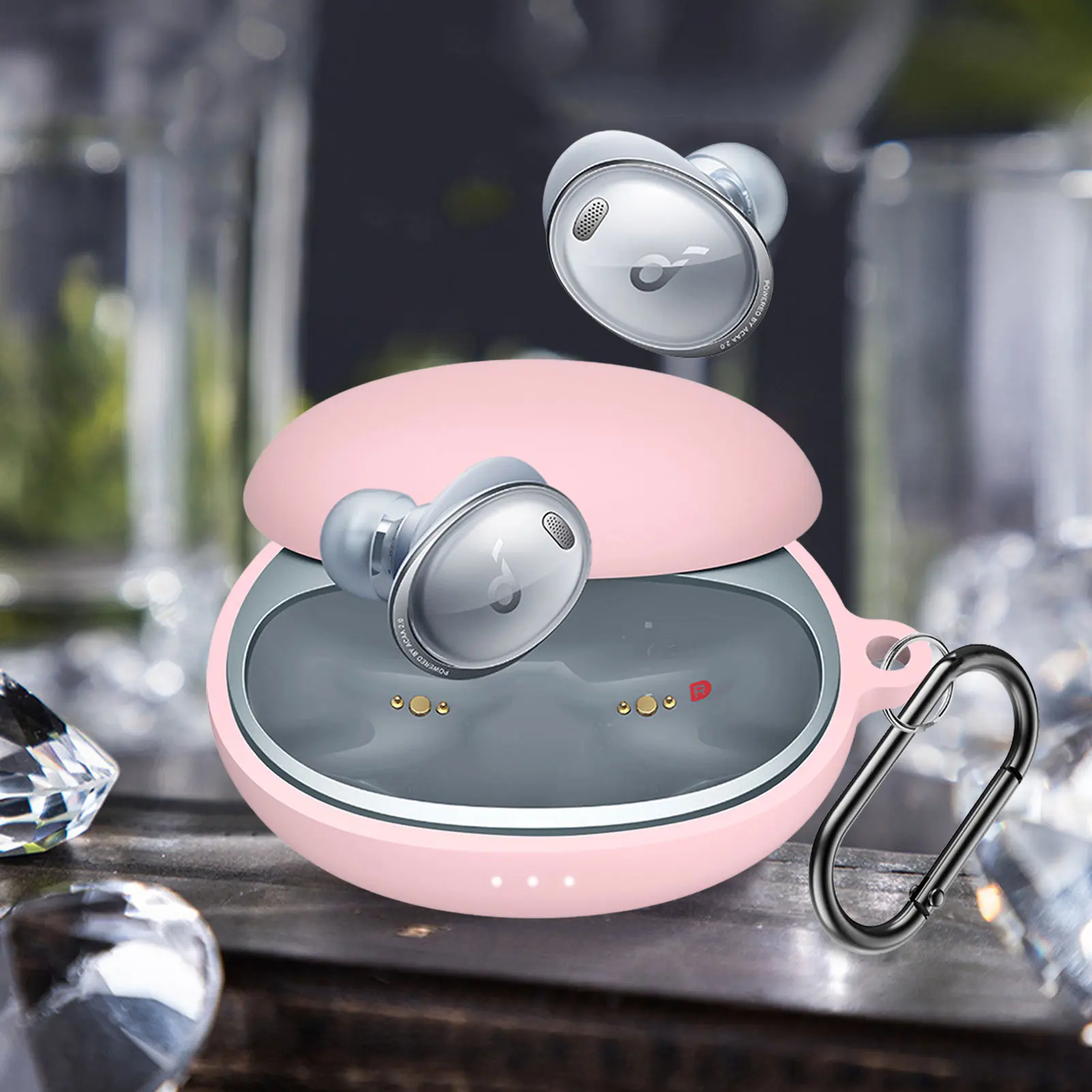 Силиконовый защитный чехол противоударный для гарнитуры Anker Soundcore Liberty 3Pro