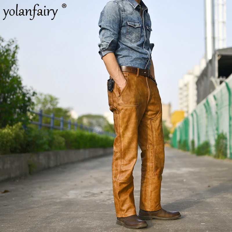 Рисунок 5 - Брюки мужские из 100% натуральной воловьей кожи