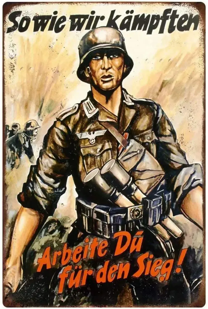 Винтажные жестяные знаки Ww2