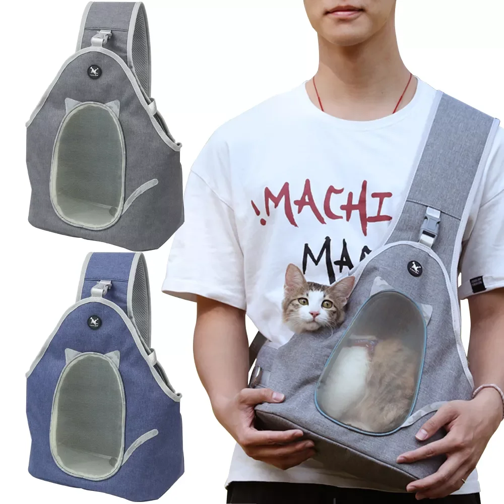 

2022New Portable Cat Carry Bag Breathable Puppy Pet Shouder Bags Small Dogs Outdoor Travel Carriers Cage For Cats Rabbit