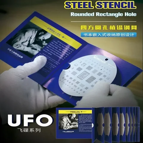 Наборы трафаретов для реболлинга RELIFE Mechanic UFO BGA для iPhone 8-16 Pro Max