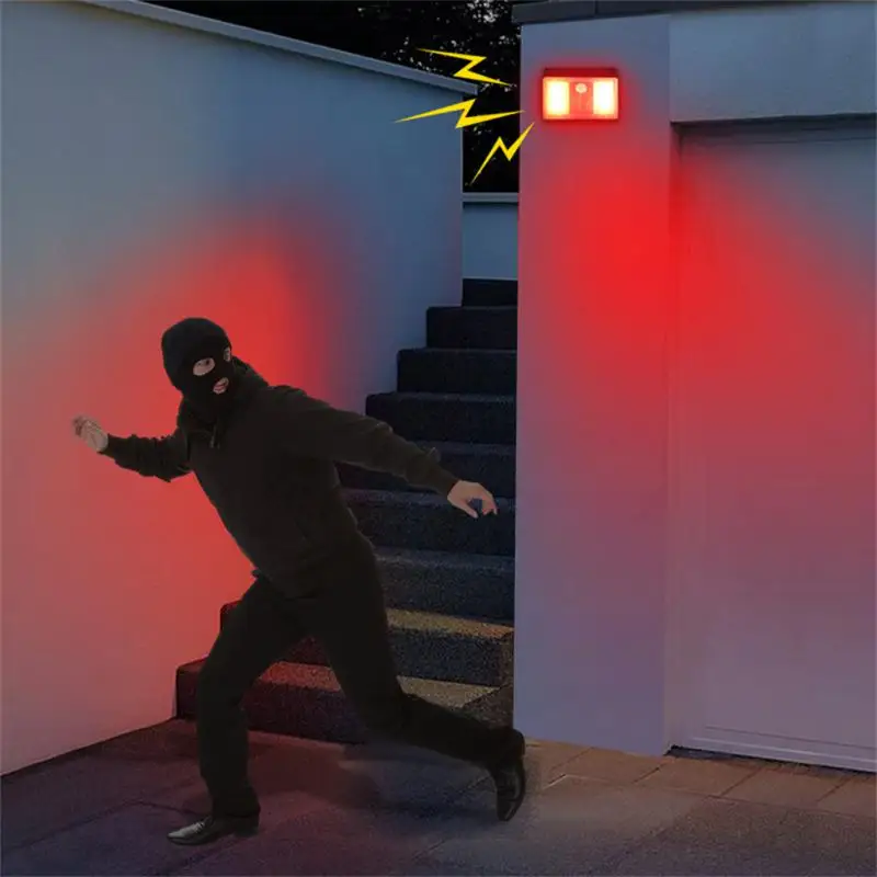 

Solar Light Alarm Lamp 2023 Waterproof Security Alarm Motion Sensor Remote Control For Home Yard Wholesale Newest Alarm Siren