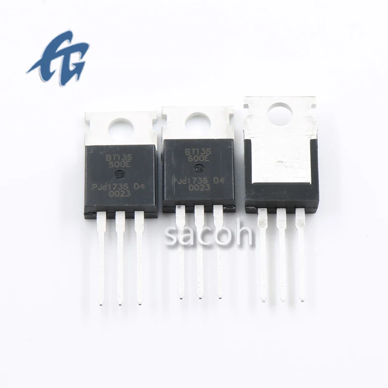 

10Pcs BT136-600E Bidirectional Thyristor 4A 600V TO-220 New Original