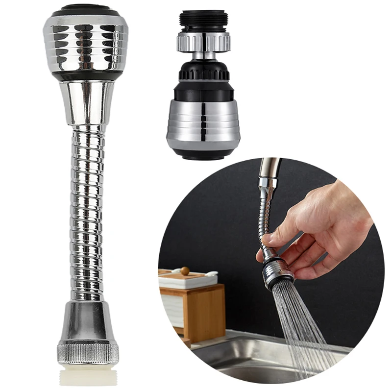 

Kitchen Faucet Extenders 360 Degree Adjustment Faucet Extension Tube Bathroom Shower Head Water Tap Bubbler Filter Nozzle