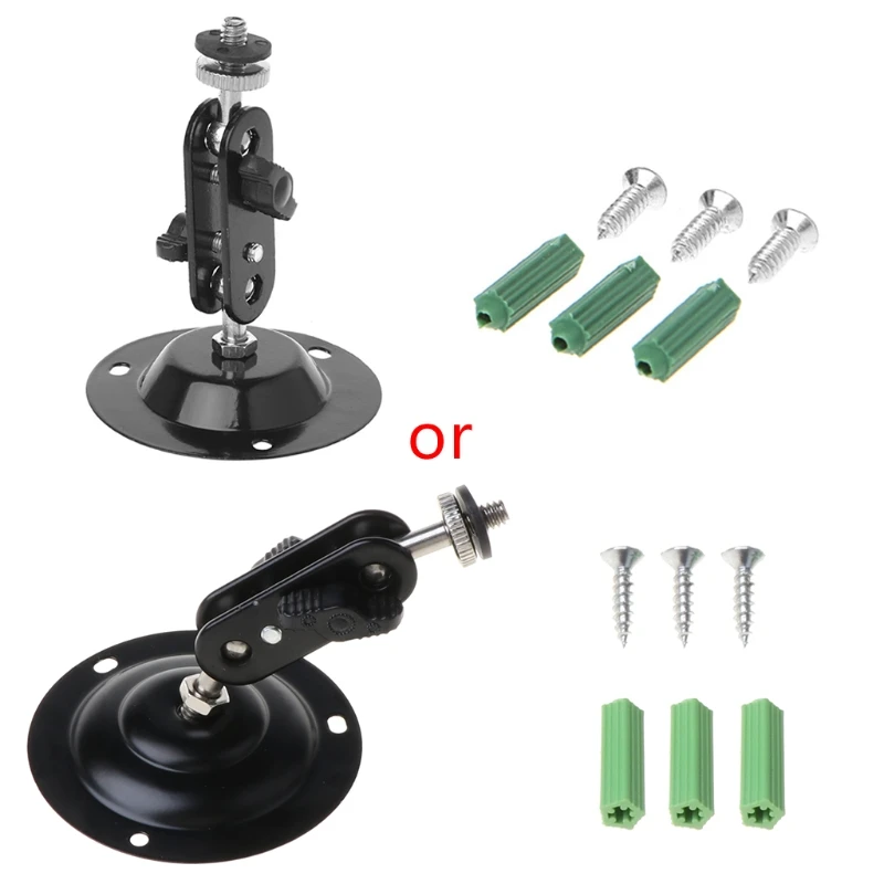 

Wall Mount Bracket Monitor Holder Security Rotary CCTV Surveillance Camera Stand Drop Shipping