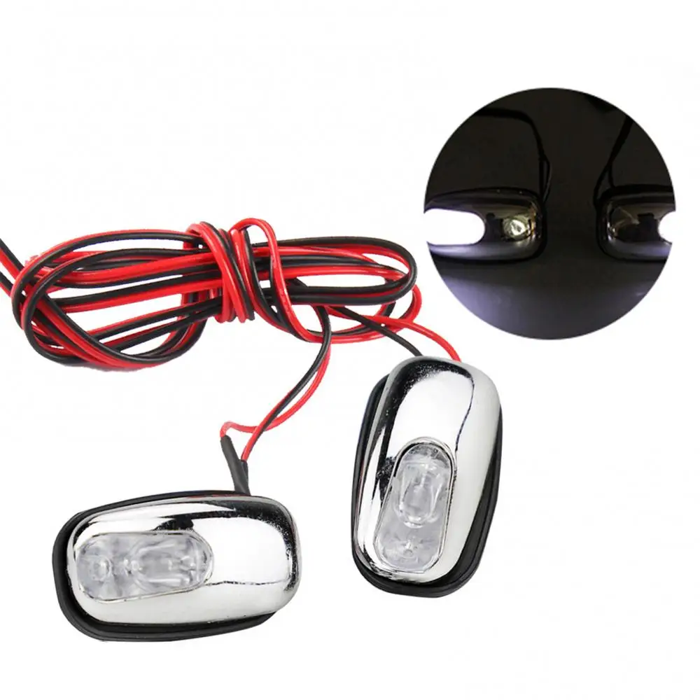 

1 Pair Auto LED Light Windshield Windscreen Jet Spray Nozzle Wiper Washer Lamp Автоматические Светодиодные Лампы