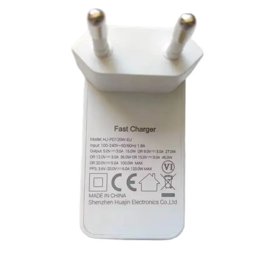 Фото Зарядное устройство 120 Вт (ЕС/США) с быстрой зарядкой PD и кабелем USB Type-C для смартфонов Unihertz Tank 3, 4 Pro, 3pro, 4pro №5