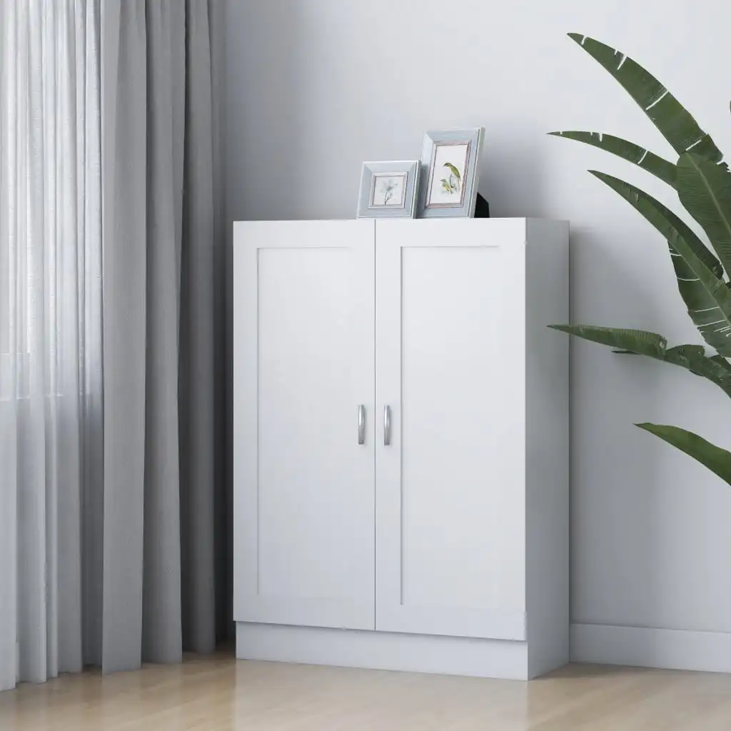 

Книжный шкаф из ДСП белого цвета 82,5x30,5x115 см