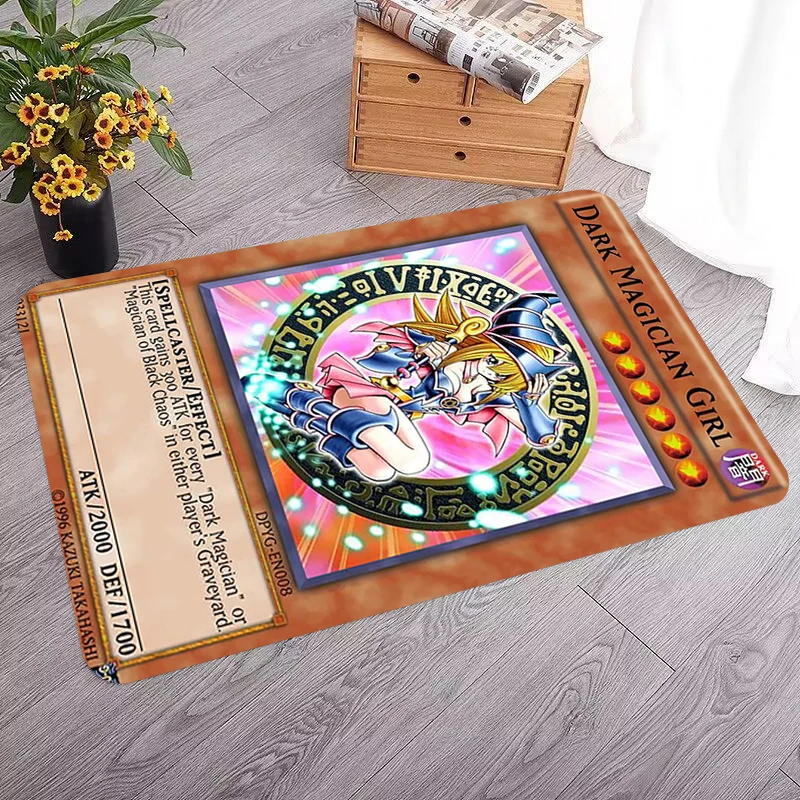 

Washable Non-slip Kitchen Rug Yu-Gi-Oh! Card Absorbent Mat Mats Prayer Balcony Welcome Carpets Carpet Bathroom Floor Bath Rugs