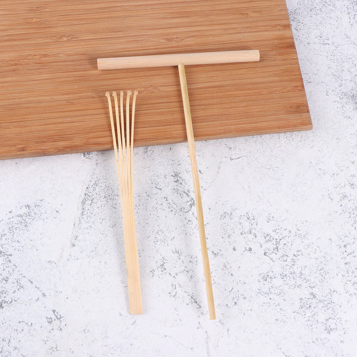 

Garden Rake Zen Mini Sand Accessories Miniature Meditation Bamboo Tools Wooden Japanese Tooth Rakes Tabletop Five Tray Sandbox