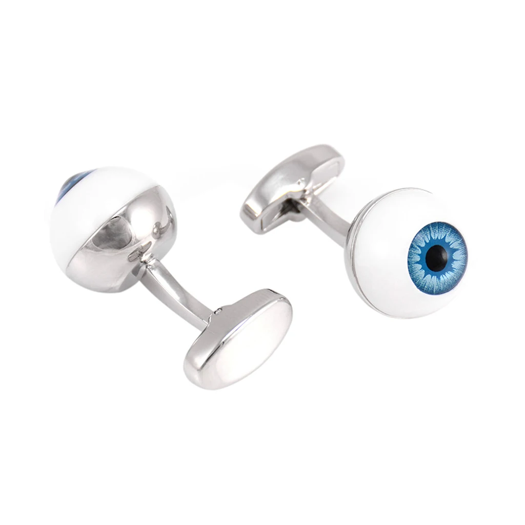 Забавные запонки NVT с глазным яблоком для мужчин подарок вечерние бесплатной