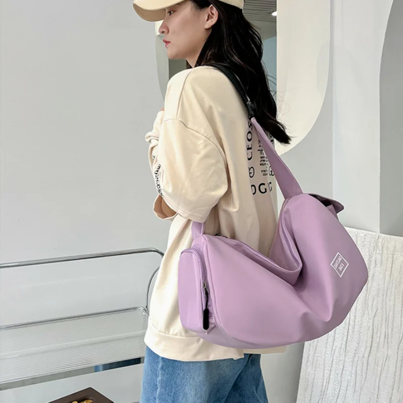 Men's Tide Brand Shoulder Purses Nylon Bag Travel large capacity Crossbody Bag for Women Underarm Simple Shoulder Bolso Feminina