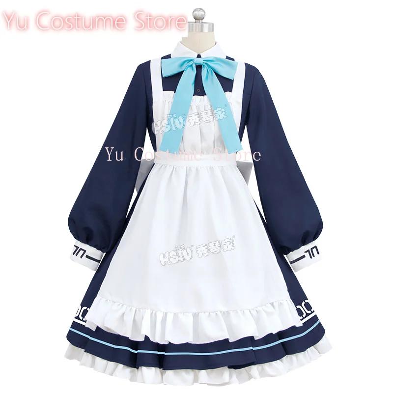 Синий архив Saiba Midori Momoi платье косплей костюм Cos игры аниме вечерние униформа