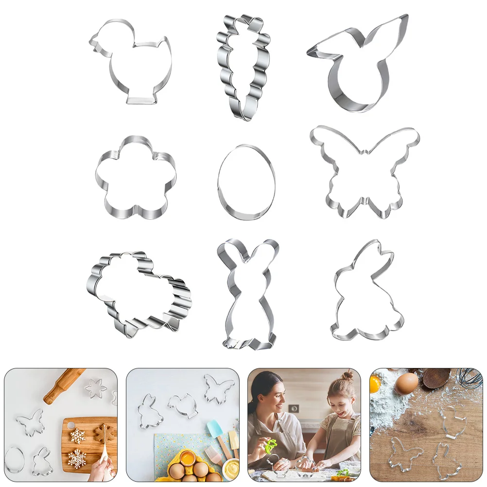 

Cookiemold Animalplunger Rabbit Biscuit Easter Molds Embossing Egg Stamp Press Mould Maker Sugarcraft Pastry Fondant Cake Bunny