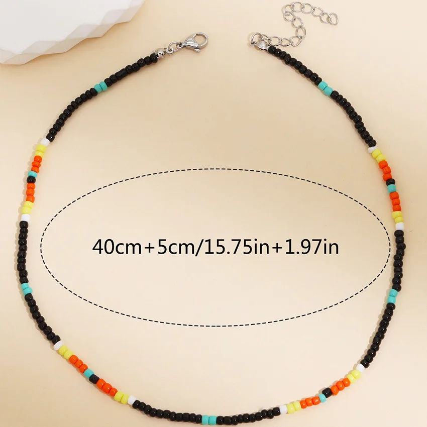 YWZIXLN богемные винтажные черные красные бусы ручной работы цепи модные ожерелья